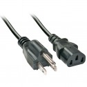 2m USA Power Cable 3-Pin Plug to IEC C13 Socket