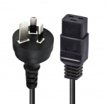 2m Power Cable 15A 3-pin Plug to IEC C19 Socket