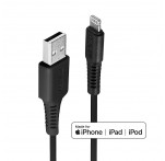 0.5m USB Type A to Lightning Cable, Black