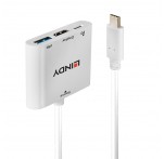 USB Type C to HDMI & USB Cnvtr with Power Delivery