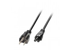 2m USA Power Cable 3-Pin Plug to IEC C5 Socket