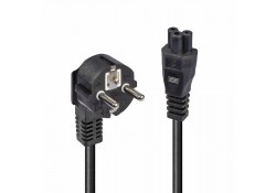 2m Euro Power Cable 3-Pin Plug to IEC C5 Socket