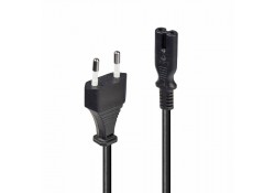 5m Euro Power Cable 2-Pin Plug to IEC C7 Socket