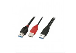 1m USB 3.0 Dual Power Cable
