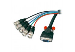 1.8m Premium SVGA to 5 x BNC Monitor Cable
