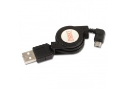 80cm Retractable USB 2.0 Cable, Type A to Micro-B