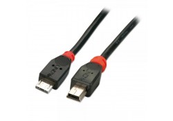 0.5m USB OTG Cable, Type Micro-A to Mini-B