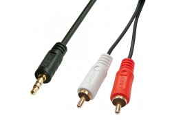 3m Premium 3.5mm to RCA Stereo Audio Cable