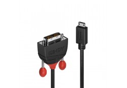 1m Mini HDMI to DVI-D Cable, Black Line