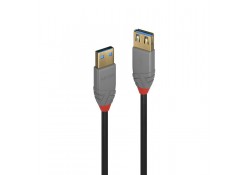 0.5m USB 3.0 Type A to A Extn Cable, Anthra Line