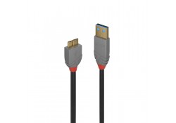0.5m USB 3.0 Type A to Micro-B Cable, Anthra Line