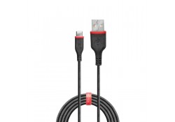 0.5m Reinforced USB A to C Charge & Sync Cable, 3A