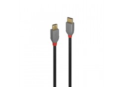 0.5m USB 2.0 Type C to Micro-B Cable, Anthra Line