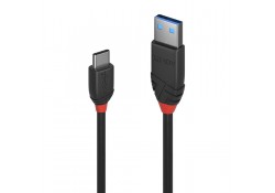 1m USB 3.1 Type A to C Cable 10Gbps, Black Line
