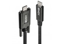 1m Dual Screw USB 3.1 Type C to C Cable