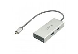 4 Port USB 3.1 Hub, Type C to 2xType A & 2xType C