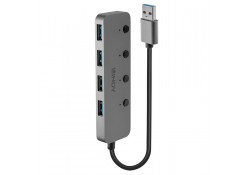 4 Port USB 3.0 Hub with On/Off Switches