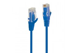 1m CAT.6 Ultra Slim Patch Cable, Blue