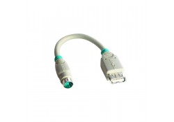 USB to PS/2 Port Adapter, 15cm